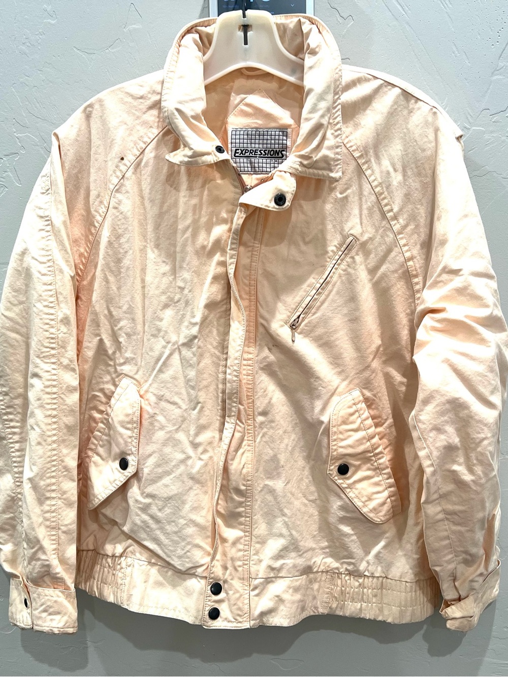 Vintage Women’s Expressions Pink 90s Jacket Size Medium